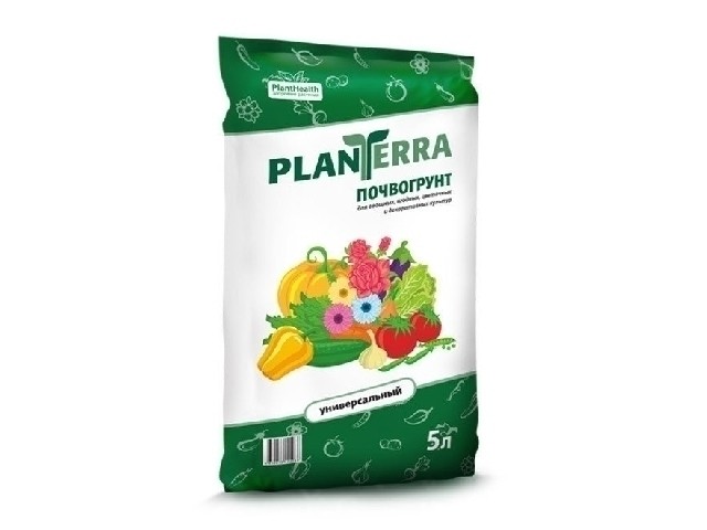 Почвогрунт БиоМастер Plan Terra Универсальный для садово-огородных растений 5 л.